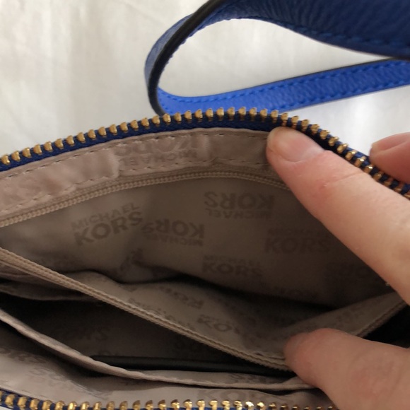 Cobalt Blue Michael Kors Purse - Picture 6 of 10